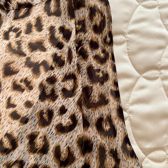 Moschino Animal Print Silk Dress - Picture 7 of 12